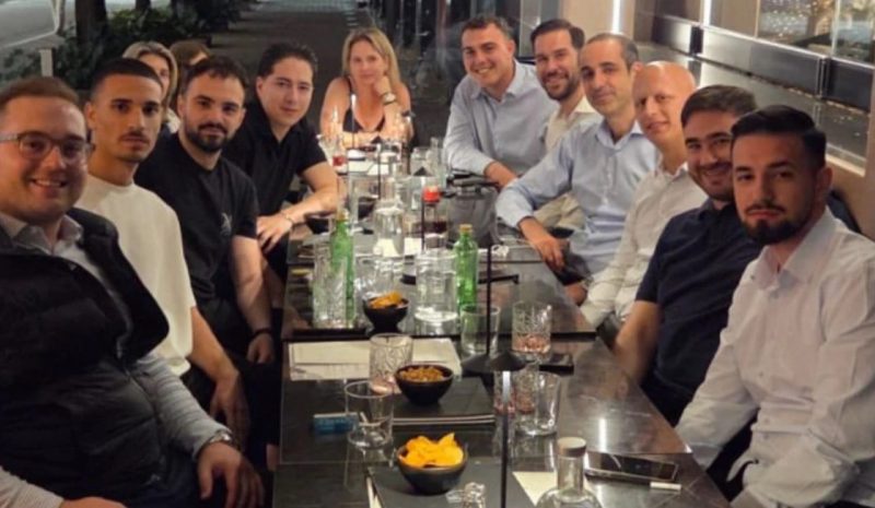 Ο Γρηγόρης Δημητριάδης με τη ΔΑΠ και την ΟΝΝΕΔ στα Ιωάννινα 
